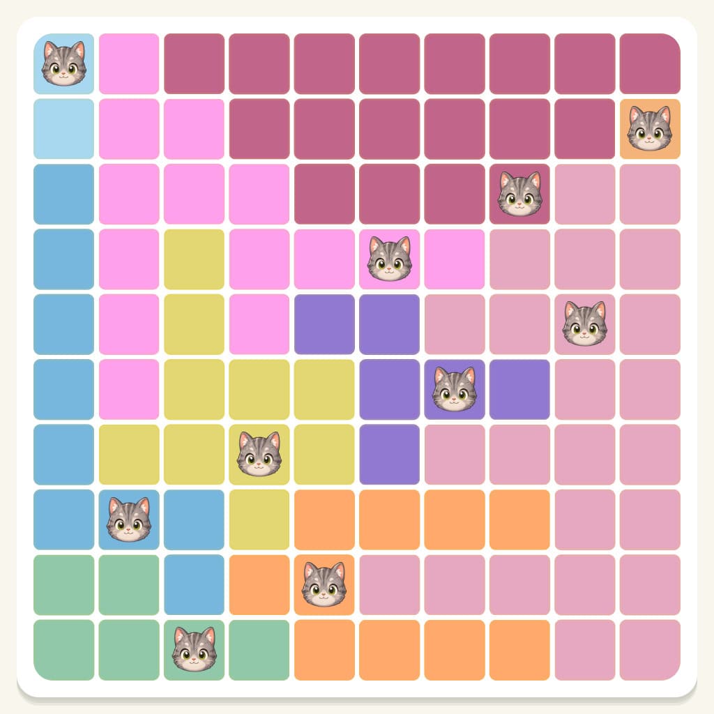 Meowdoku Level 725 Answer, Cheat & Solution