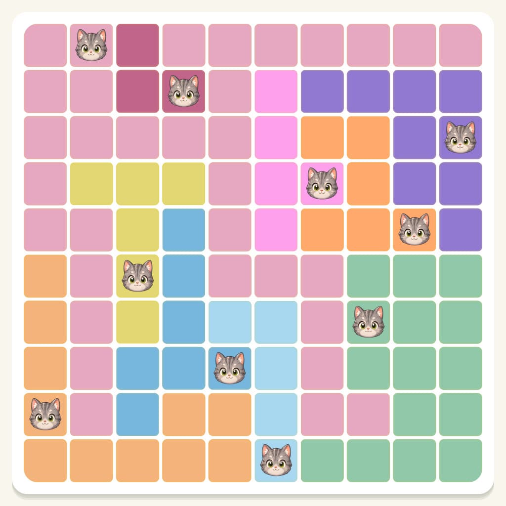 Meowdoku Level 640 Answer, Cheat & Solution