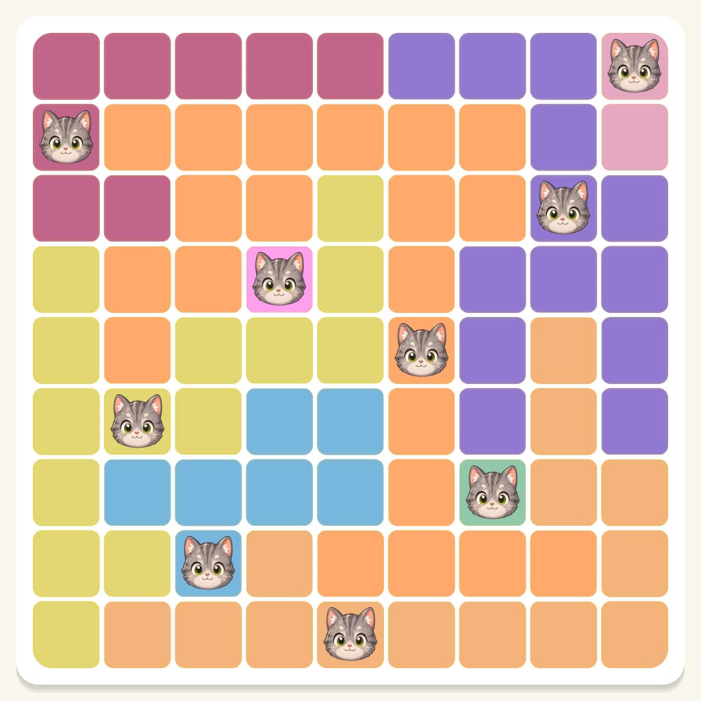 Meowdoku Level 234 Answer, Cheat & Solution