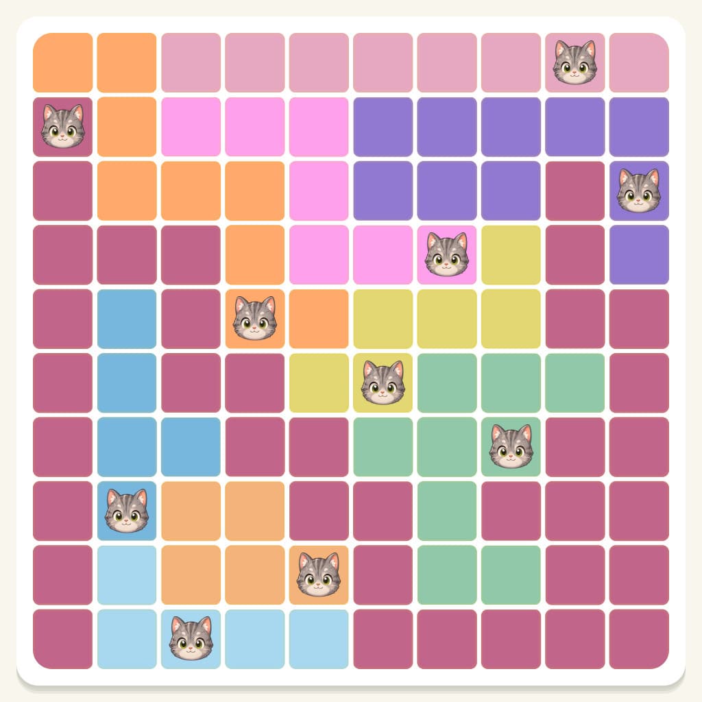 Meowdoku Level 155 Screenshot