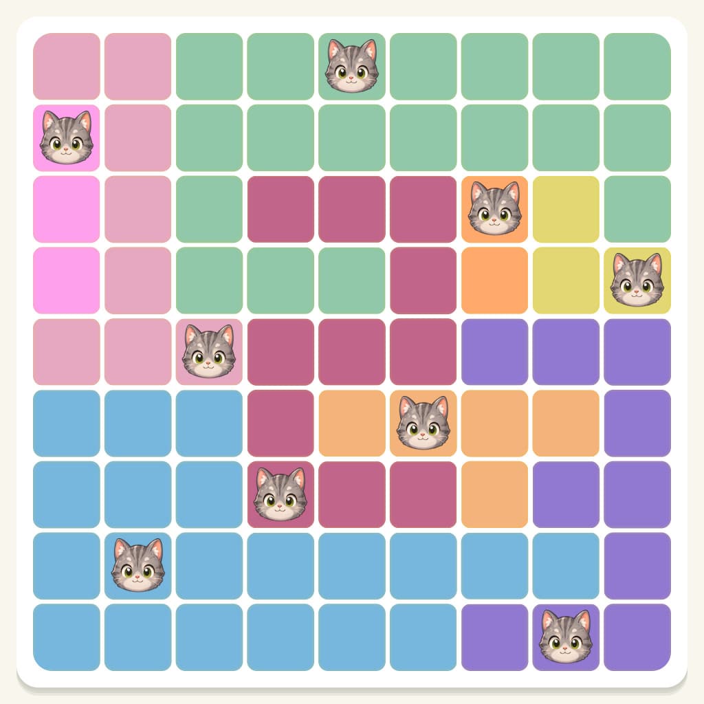 Meowdoku Level 123 Screenshot