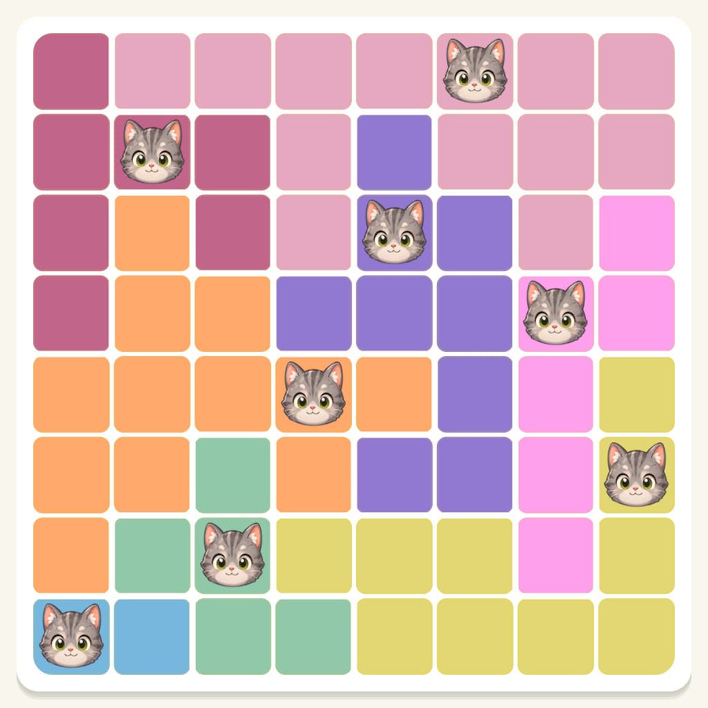 Meowdoku Level 549 Answer, Cheat & Solution