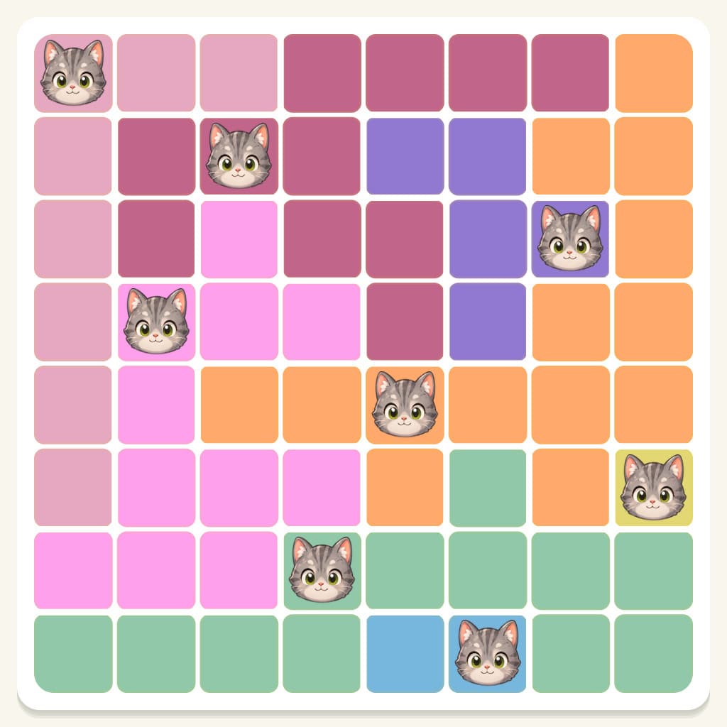 Meowdoku Level 137 Screenshot