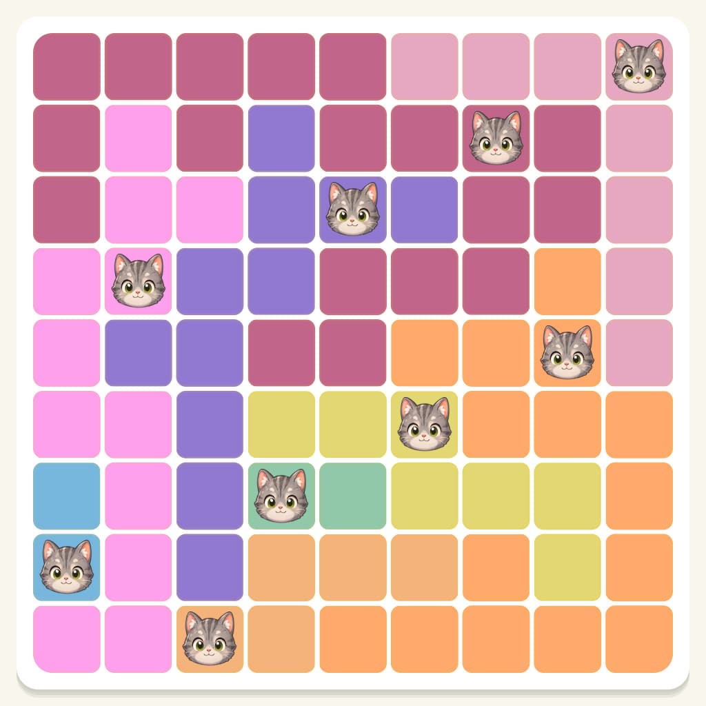 Meowdoku Level 69 Screenshot