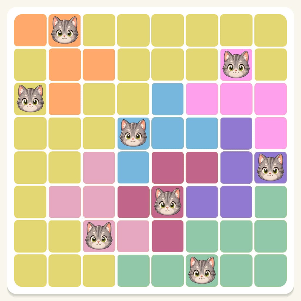 Meowdoku Level 132 Screenshot