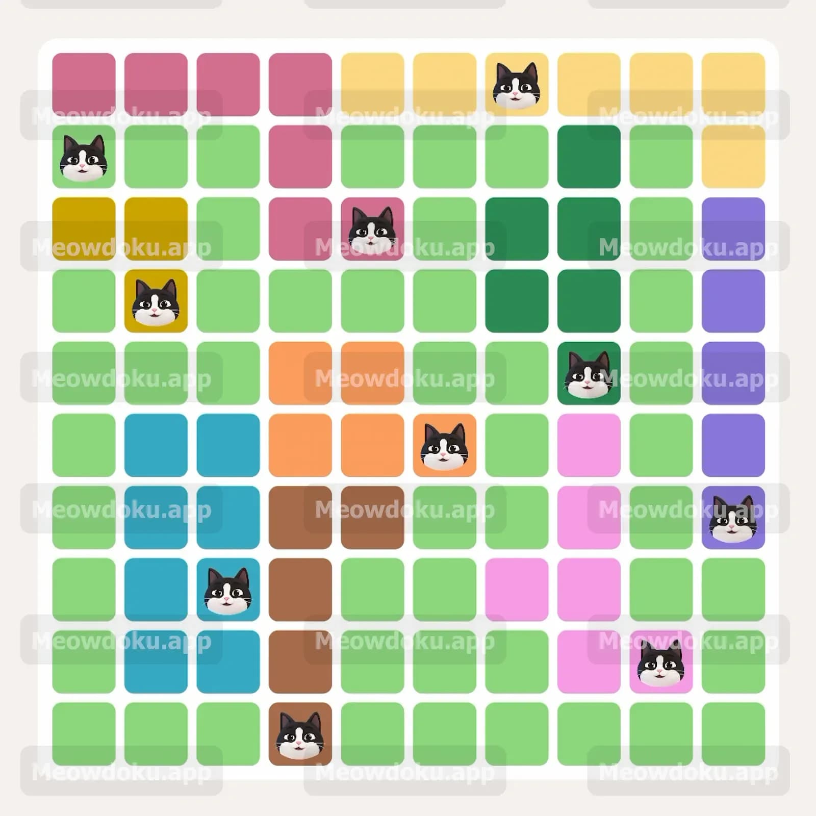 Meowdoku Level 299 Answer, Cheat & Solution