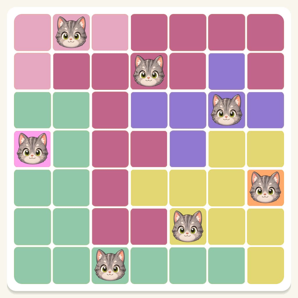 Meowdoku Level 47 Screenshot