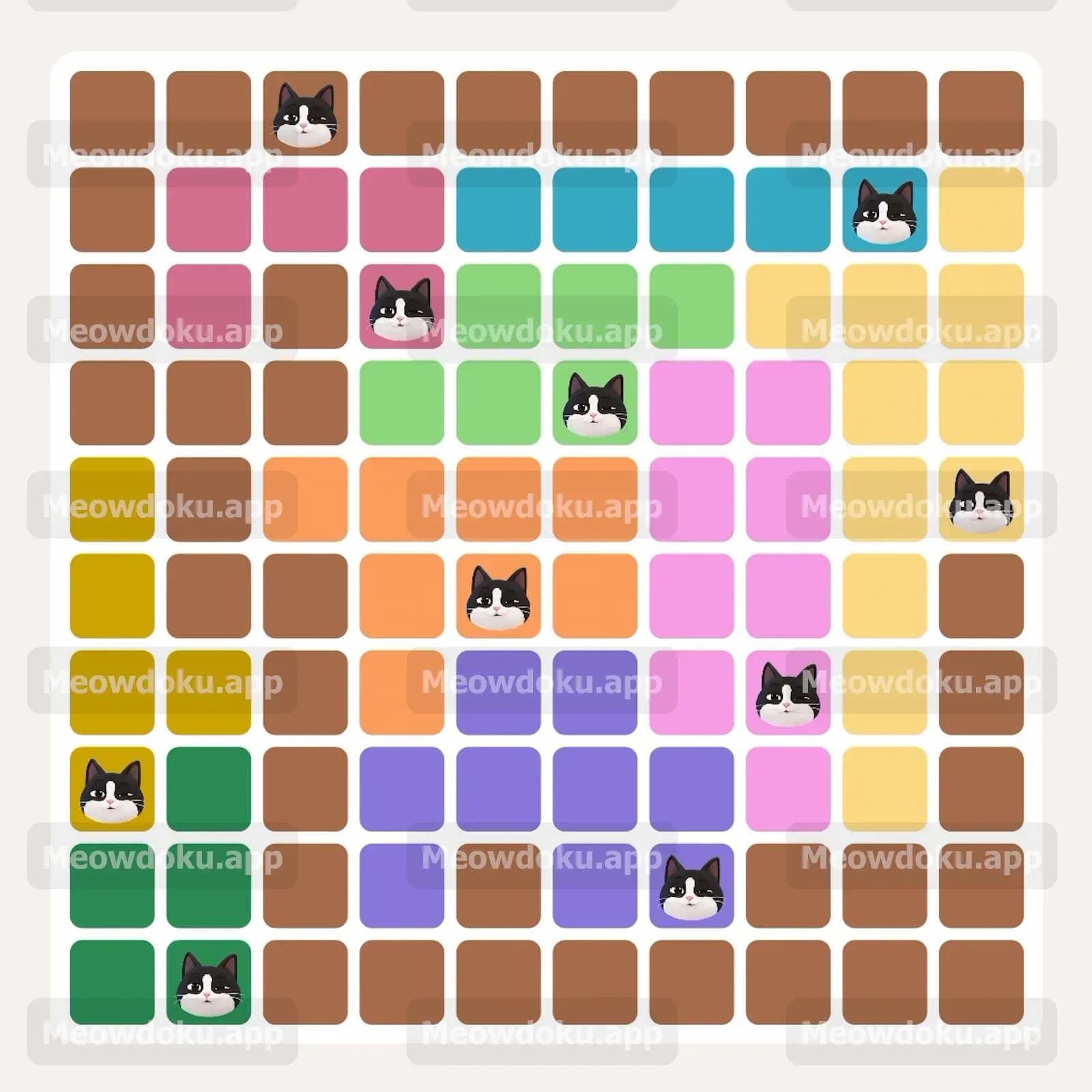 Meowdoku Level 266 Screenshot
