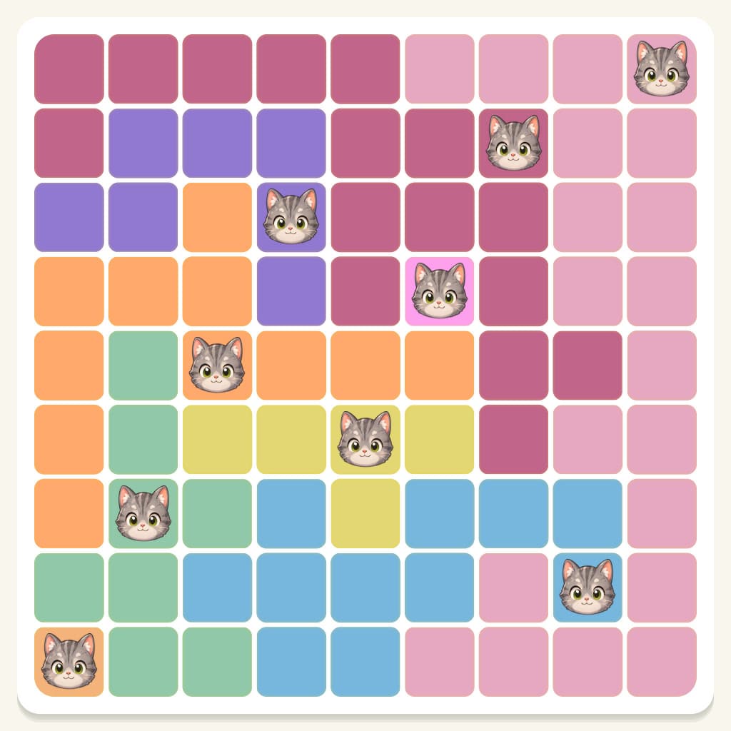 Meowdoku Level 764 Screenshot