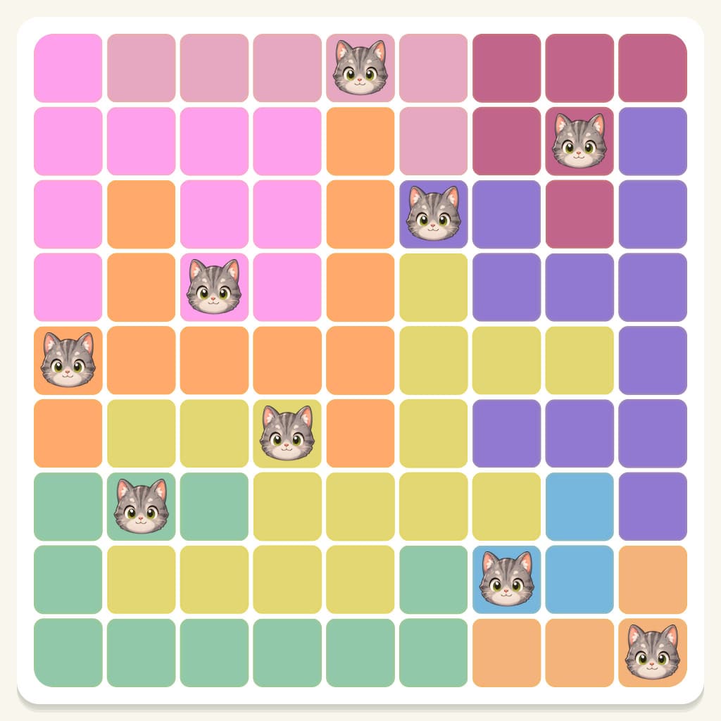 Meowdoku Level 524 Answer, Cheat & Solution