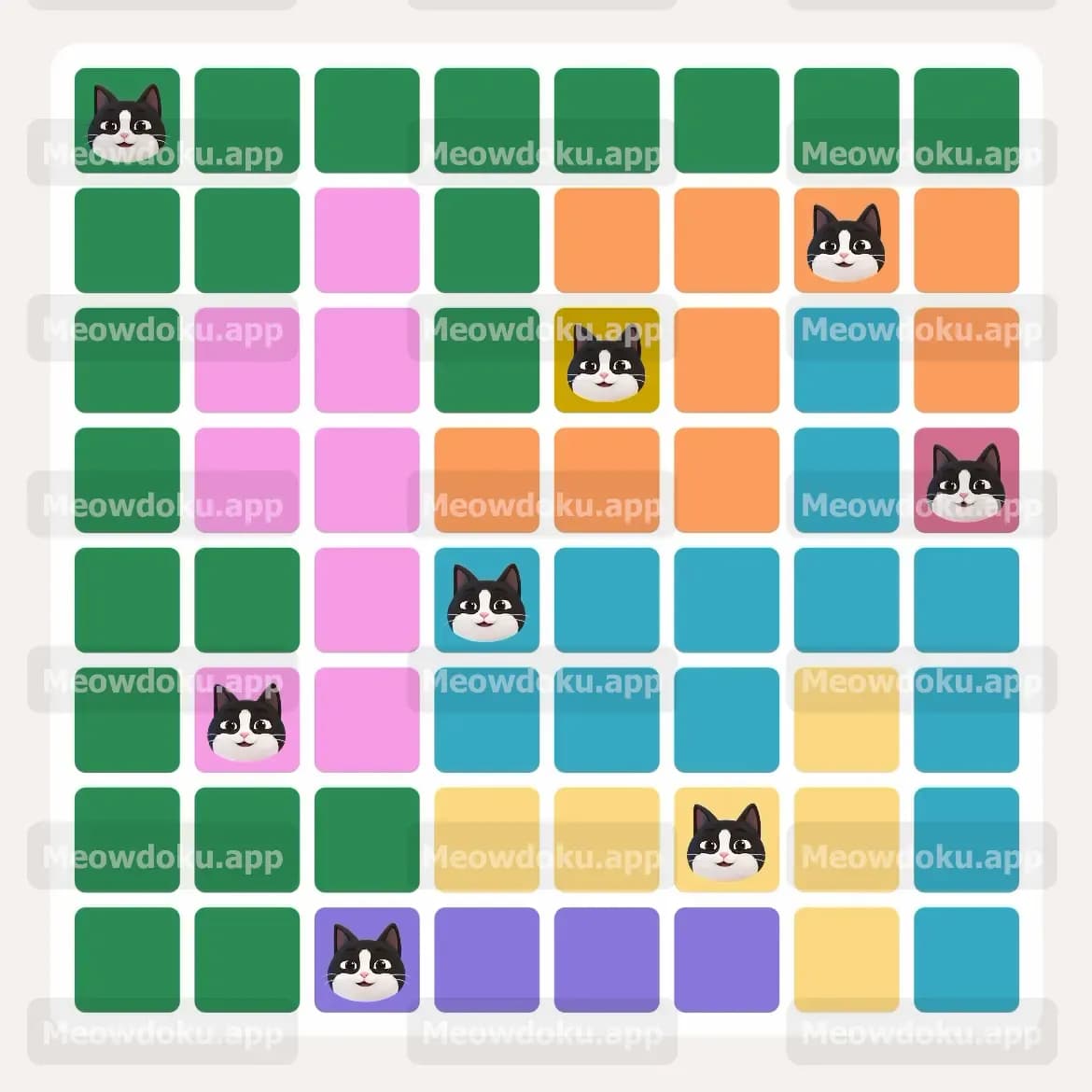 Meowdoku Level 191 Screenshot
