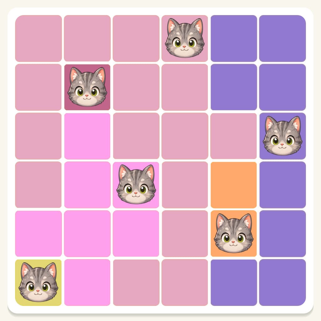 Meowdoku Level 76 Screenshot