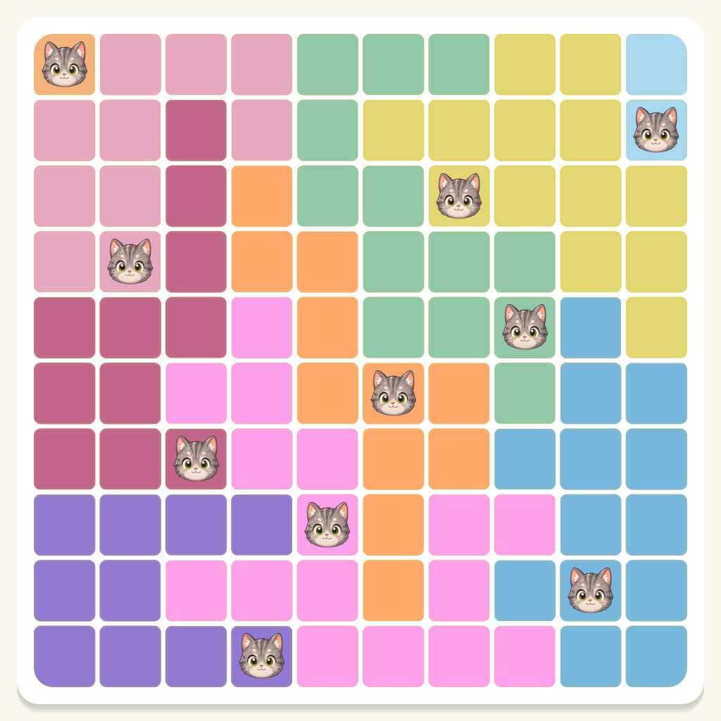 Meowdoku Level 805 Answer, Cheat & Solution