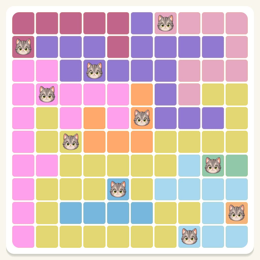Meowdoku Level 130 Screenshot