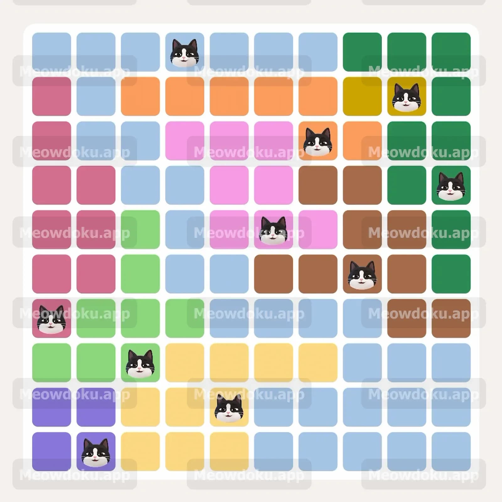 Meowdoku Level 263 Screenshot