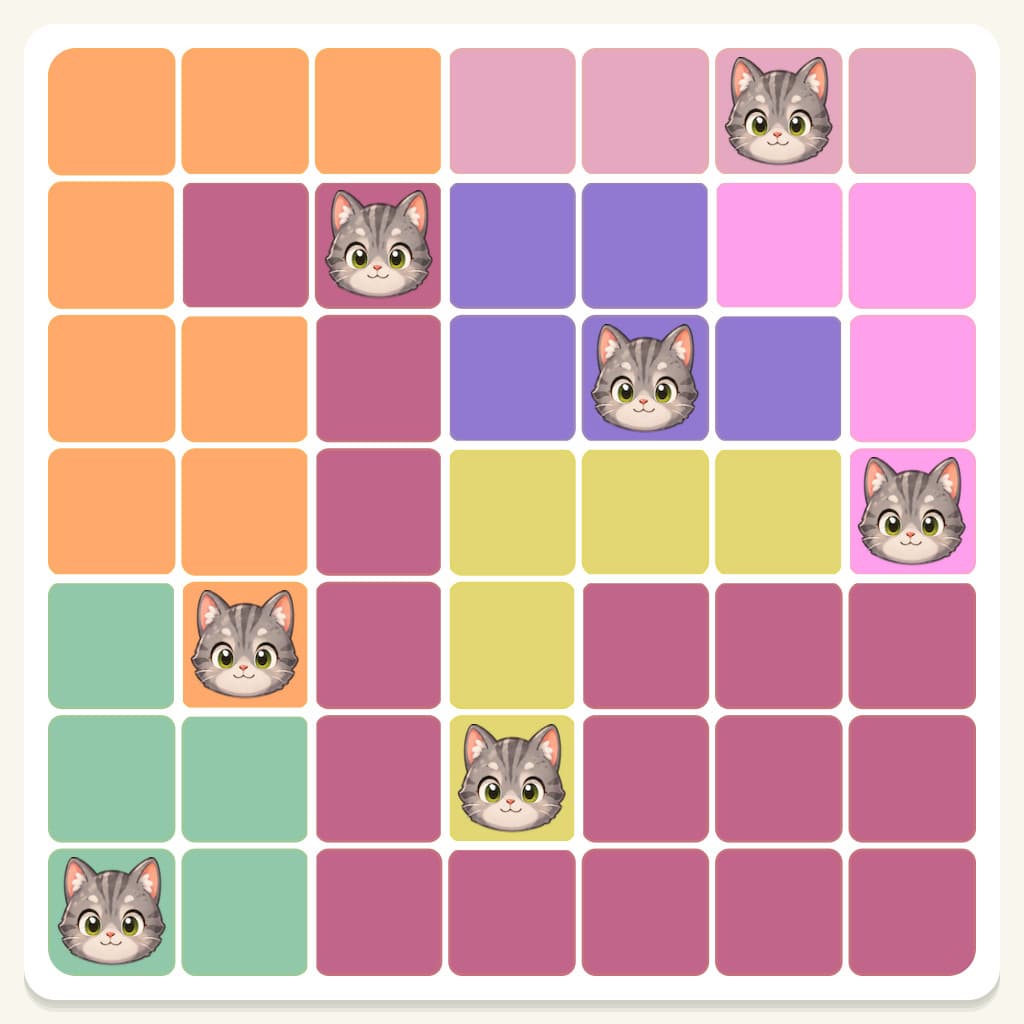 Meowdoku Level 883 Answer, Cheat & Solution