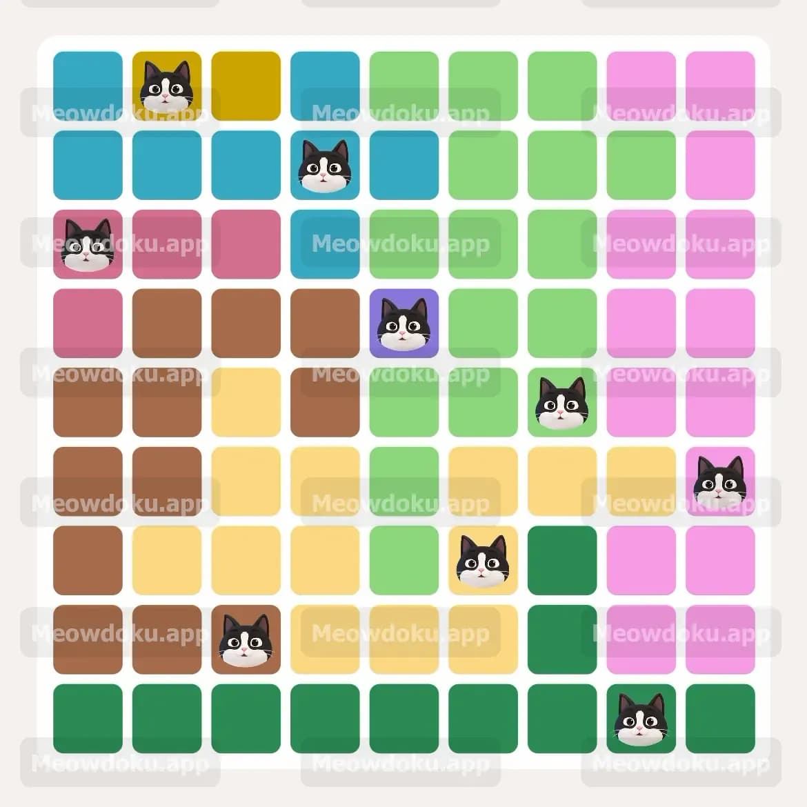 Meowdoku Level 29 Screenshot