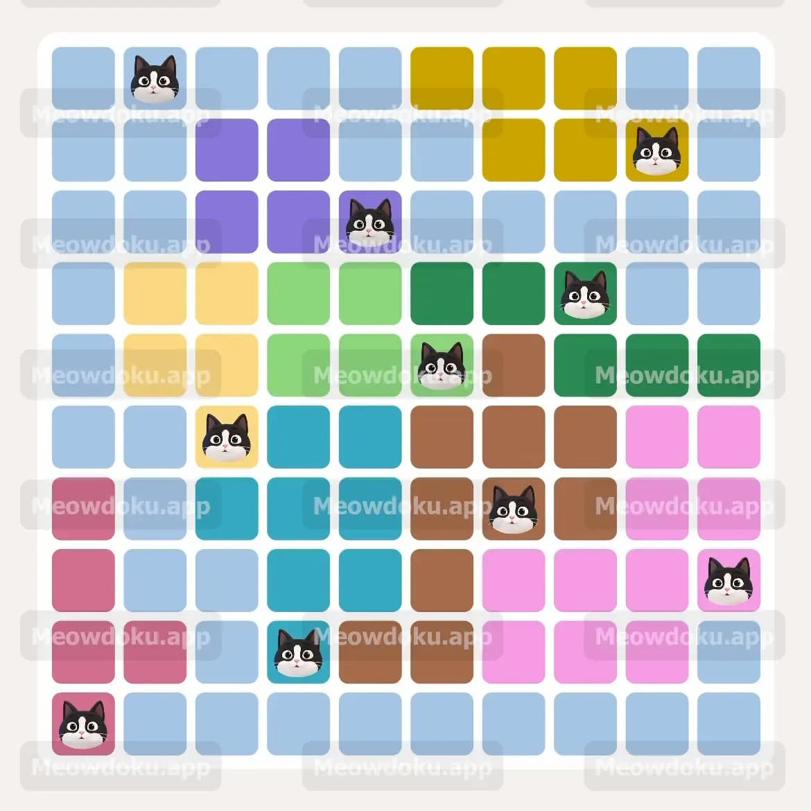 Meowdoku Level 185 Screenshot