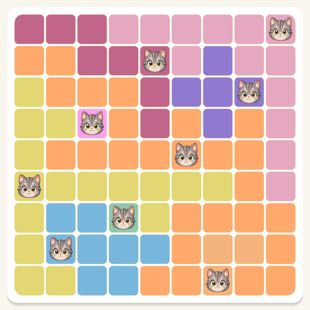 Meowdoku Level 548 Screenshot