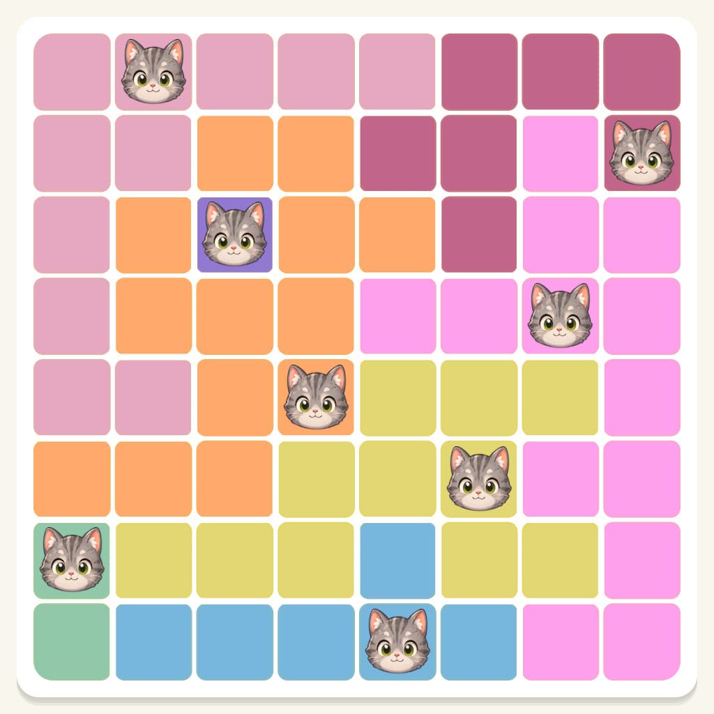 Meowdoku Level 347 Screenshot