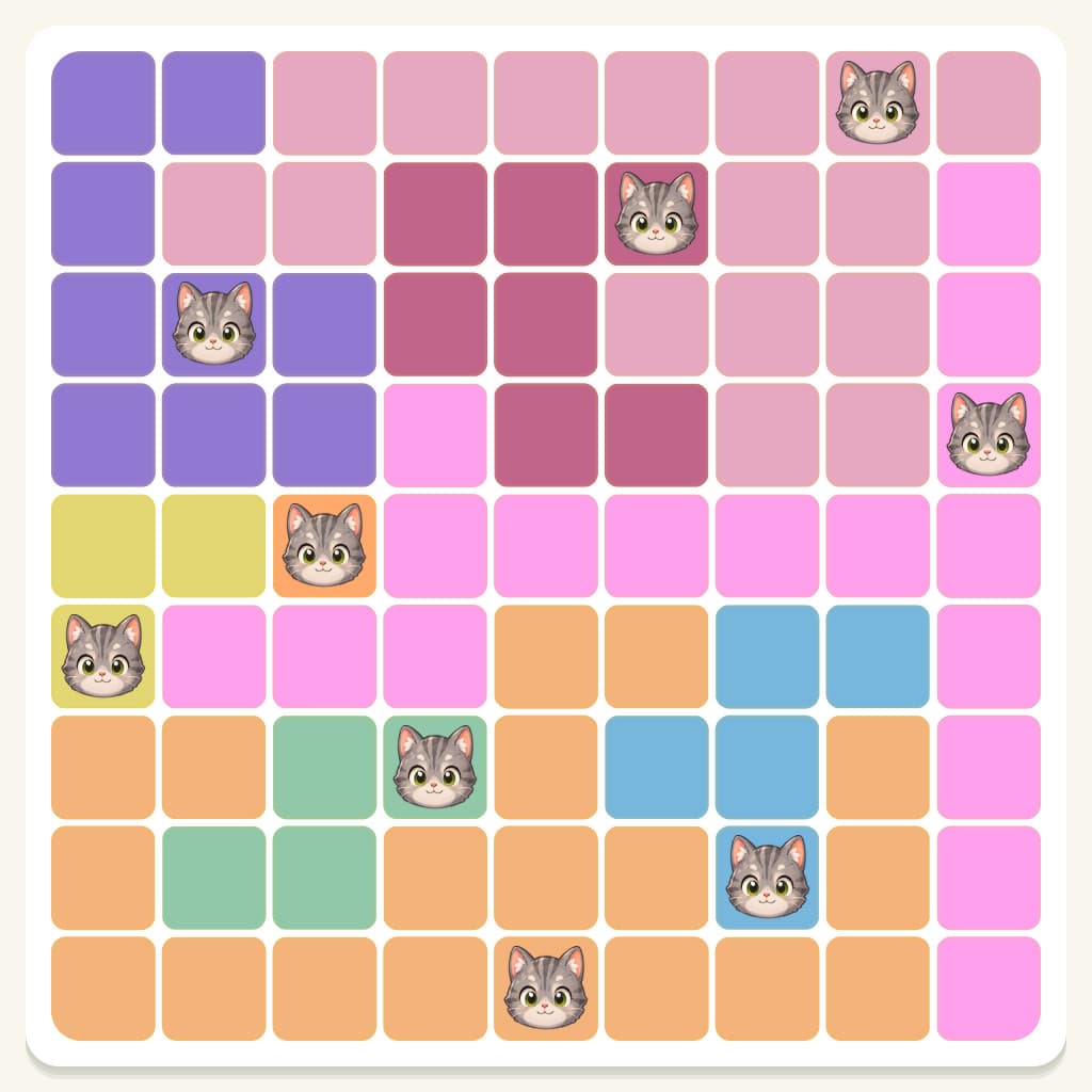 Meowdoku Level 558 Answer, Cheat & Solution