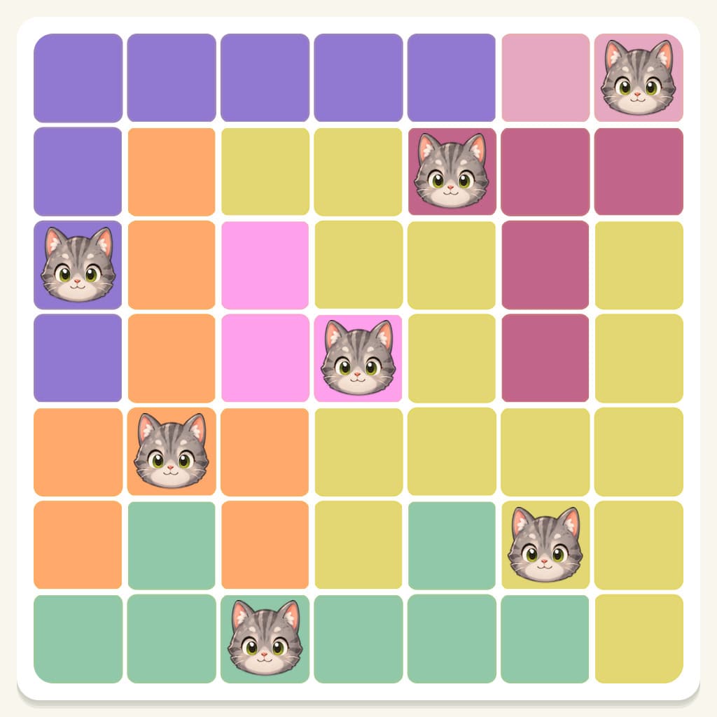 Meowdoku Level 806 Answer, Cheat & Solution