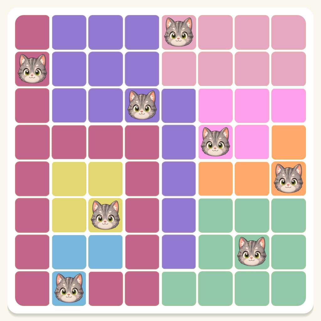 Meowdoku Level 879 Answer, Cheat & Solution