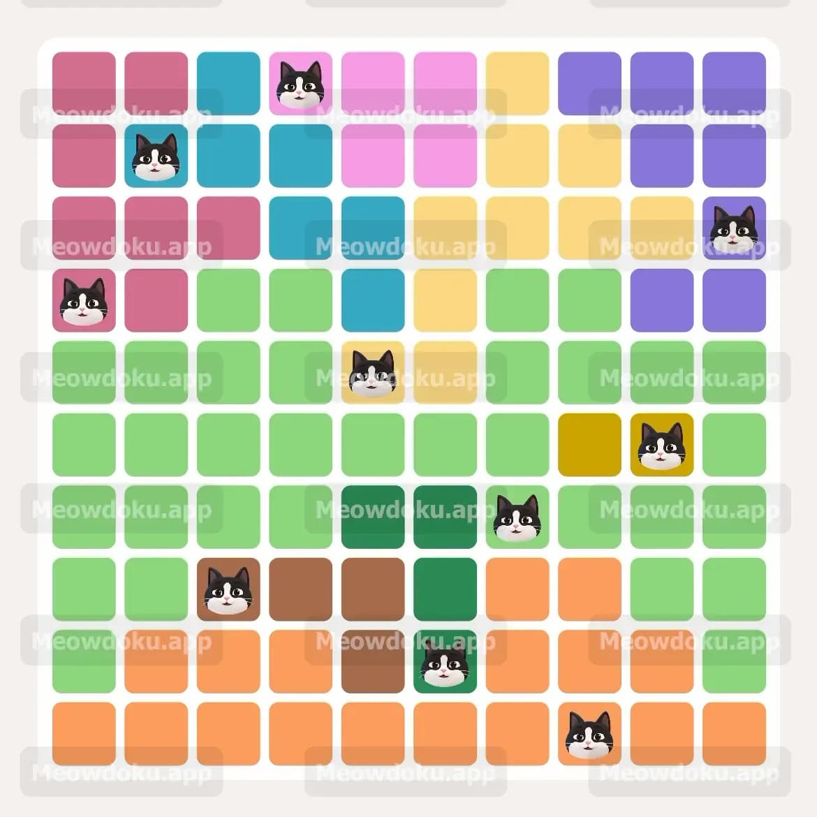 Meowdoku Level 122 Screenshot