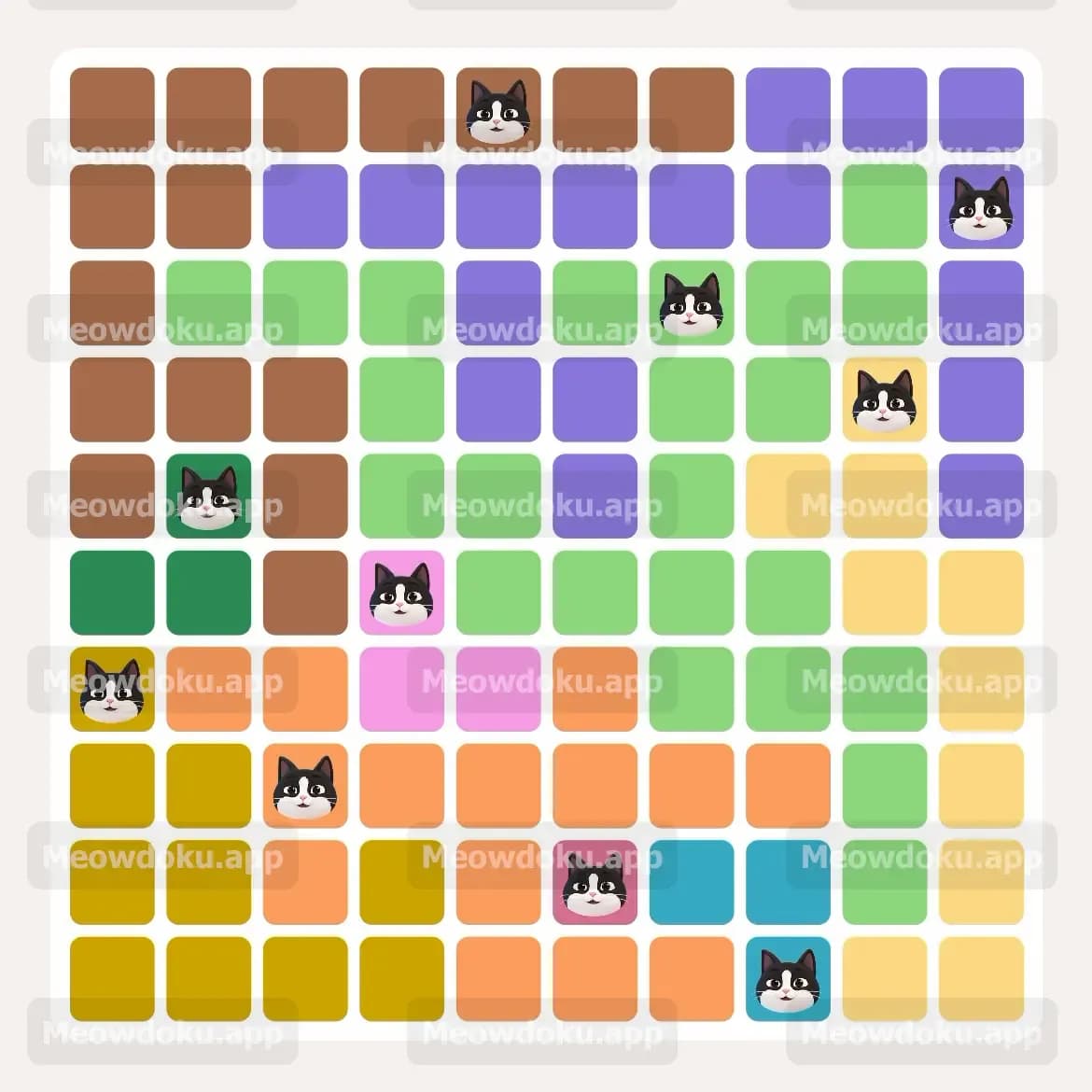 Meowdoku Level 23 Screenshot