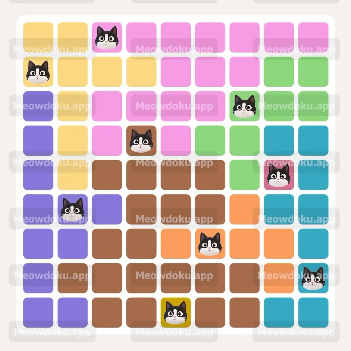 Meowdoku Level 42 Screenshot