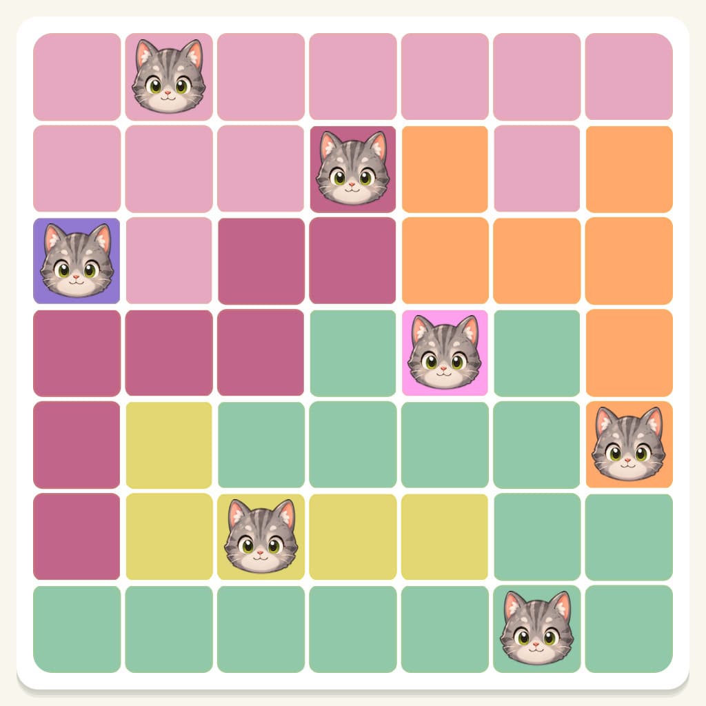 Meowdoku Level 64 Screenshot