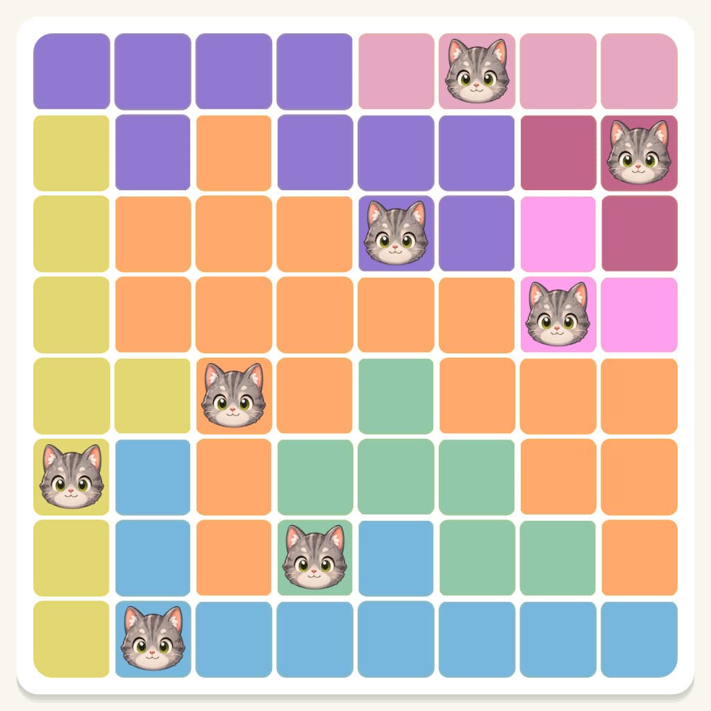 Meowdoku Level 517 Answer, Cheat & Solution