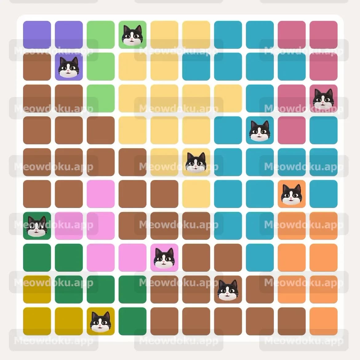 Meowdoku Level 208 Screenshot