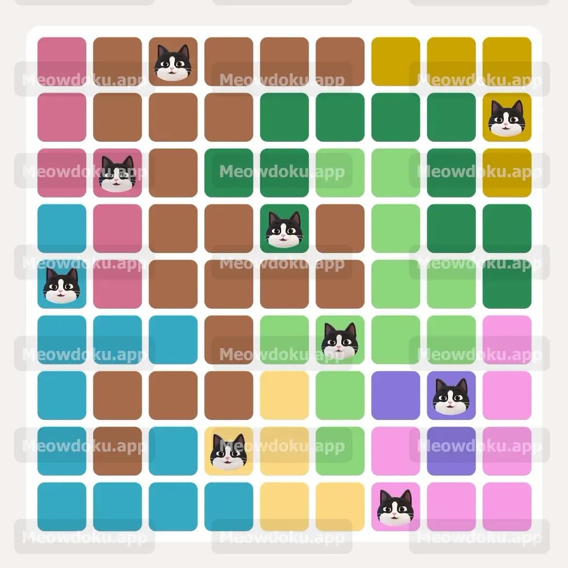 Meowdoku Level 94 Screenshot