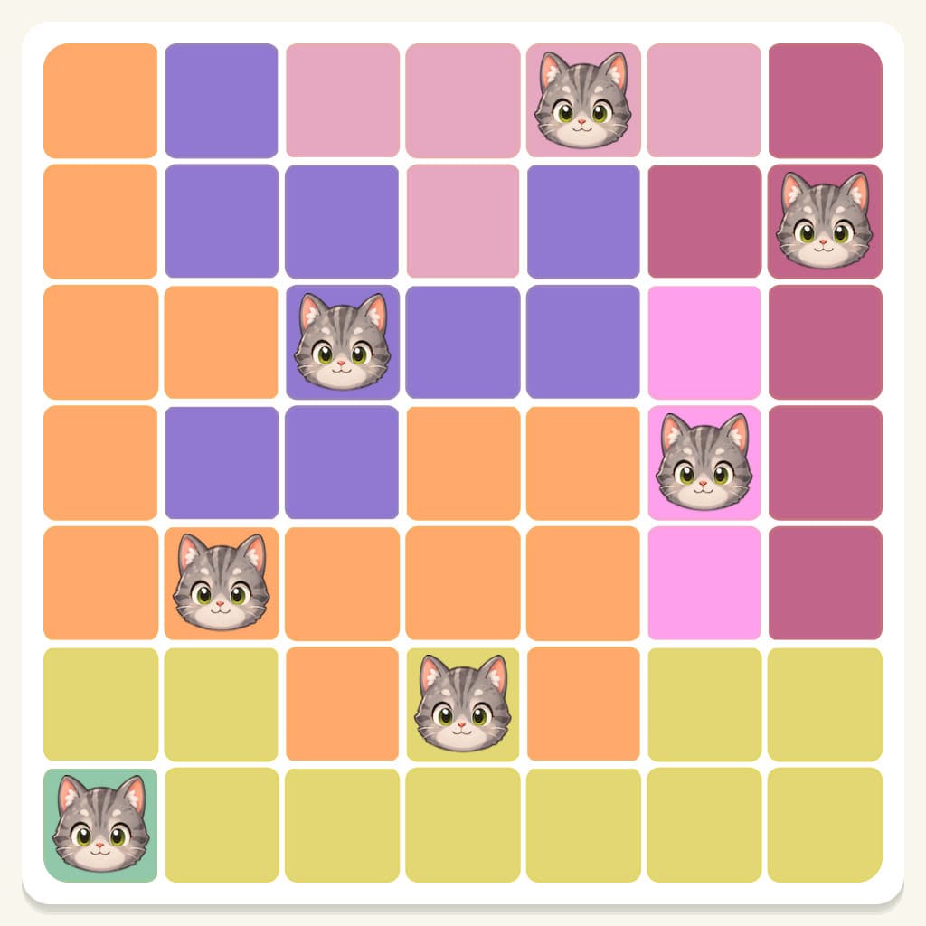 Meowdoku Level 463 Answer, Cheat & Solution