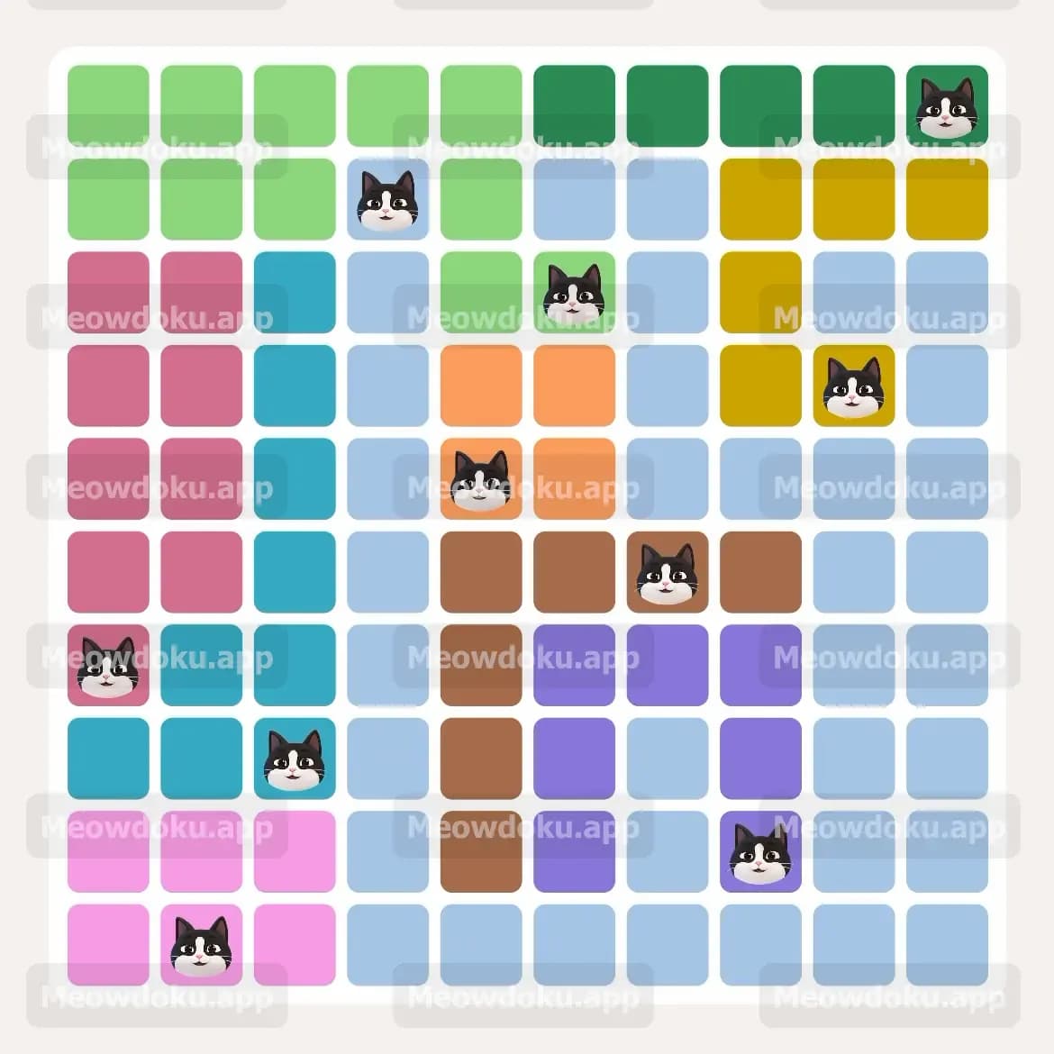 Meowdoku Level 82 Screenshot