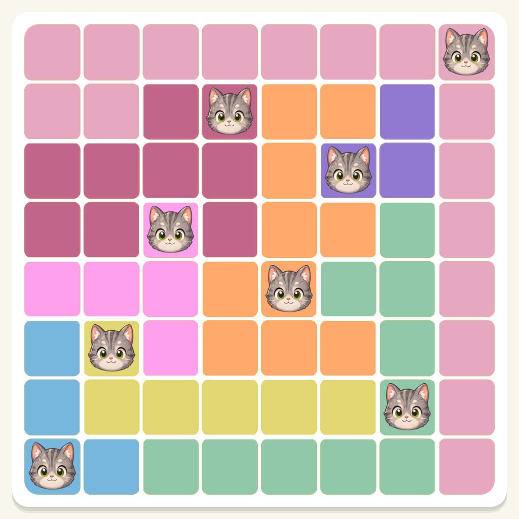 Meowdoku Level 989 Screenshot
