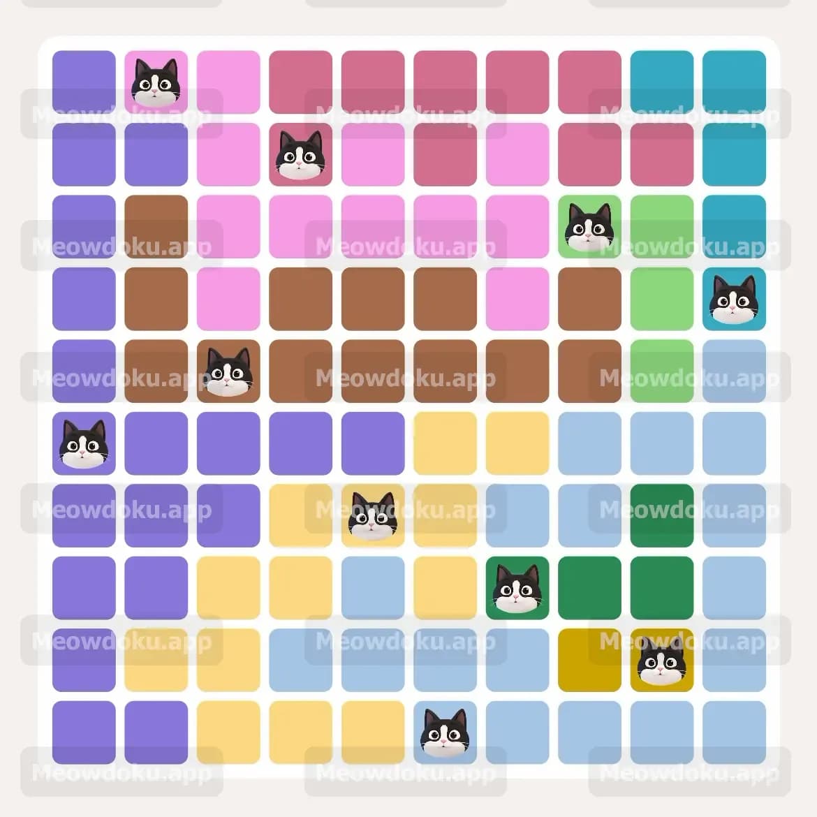Meowdoku Level 25 Screenshot