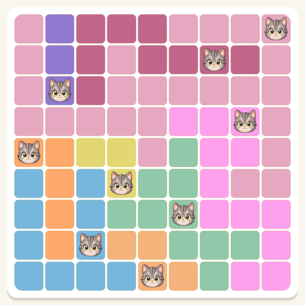 Meowdoku Level 418 Answer, Cheat & Solution