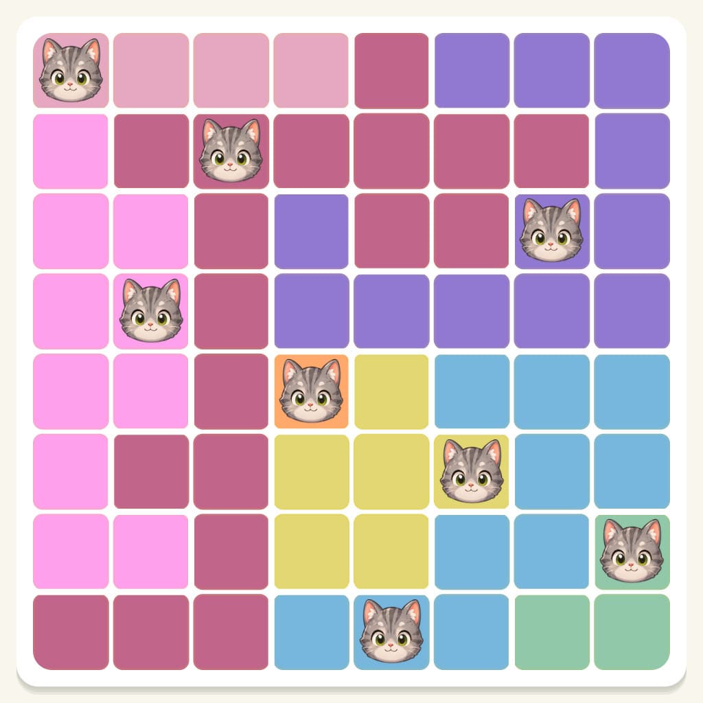 Meowdoku Level 227 Answer, Cheat & Solution