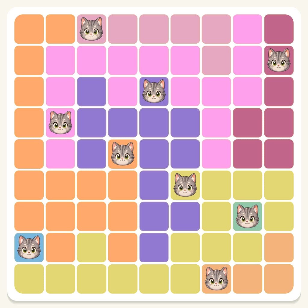 Meowdoku Level 848 Screenshot
