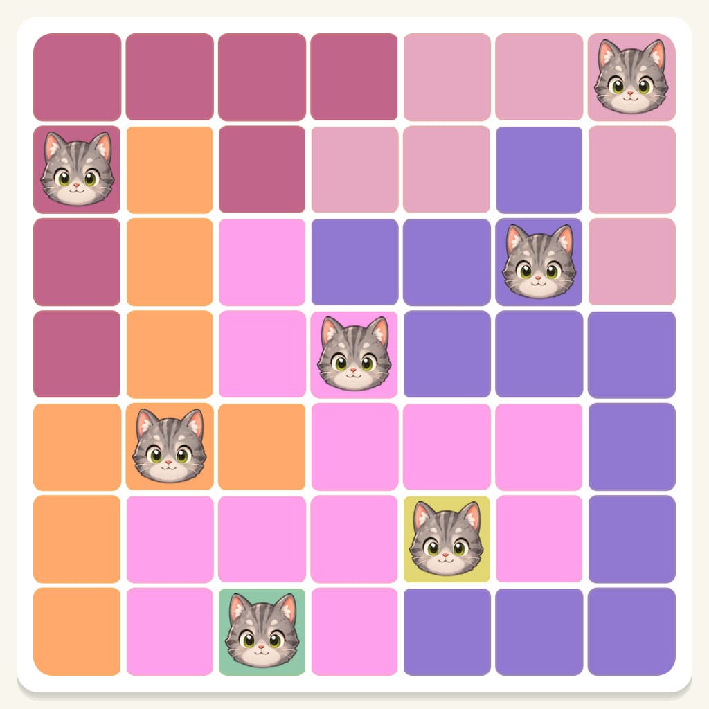 Meowdoku Level 72 Screenshot