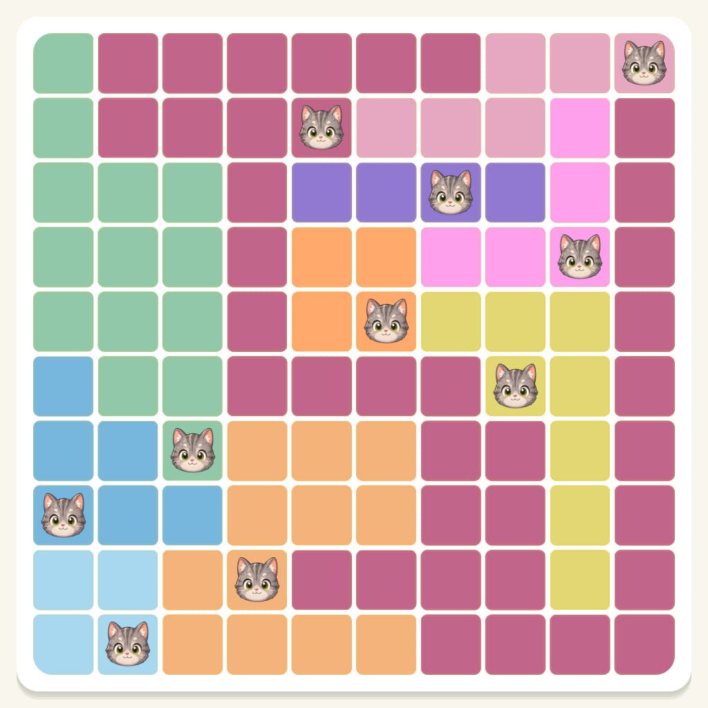 Meowdoku Level 970 Answer, Cheat & Solution