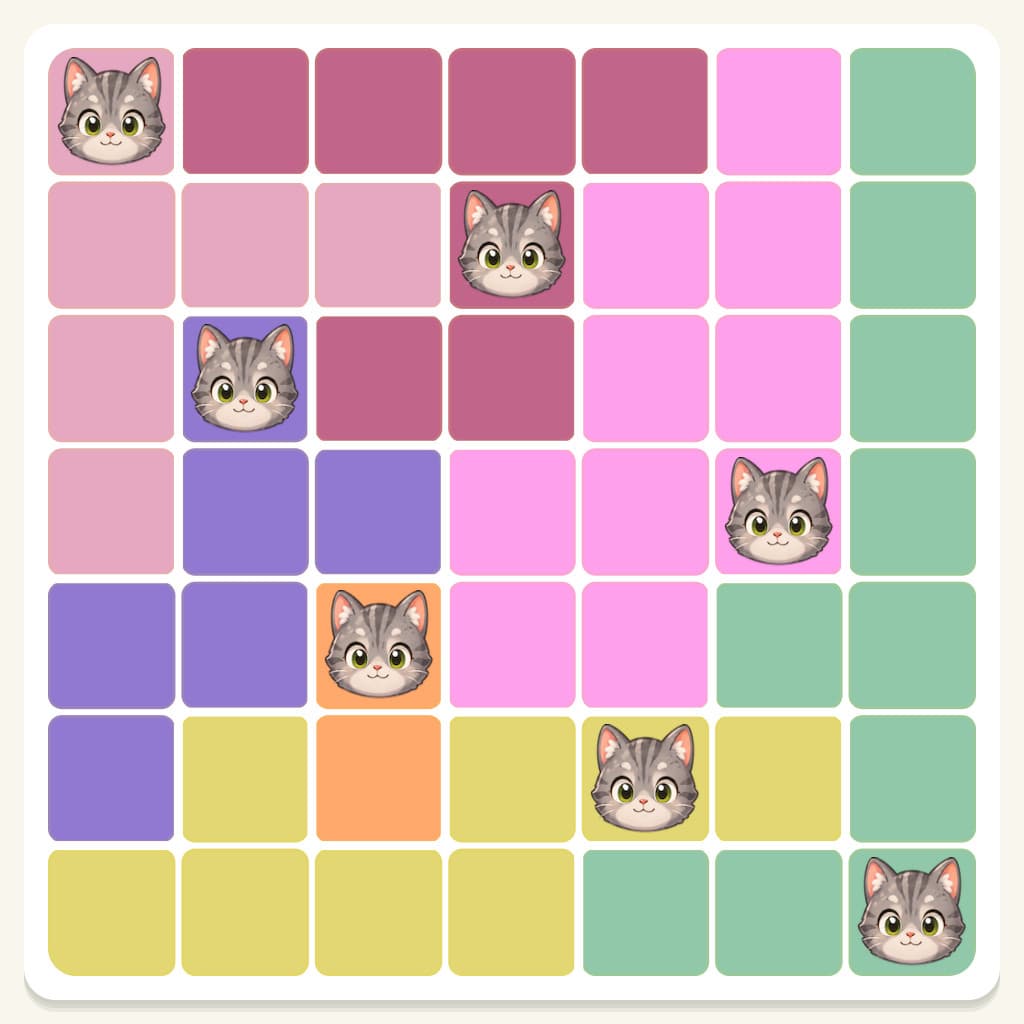 Meowdoku Level 586 Answer, Cheat & Solution