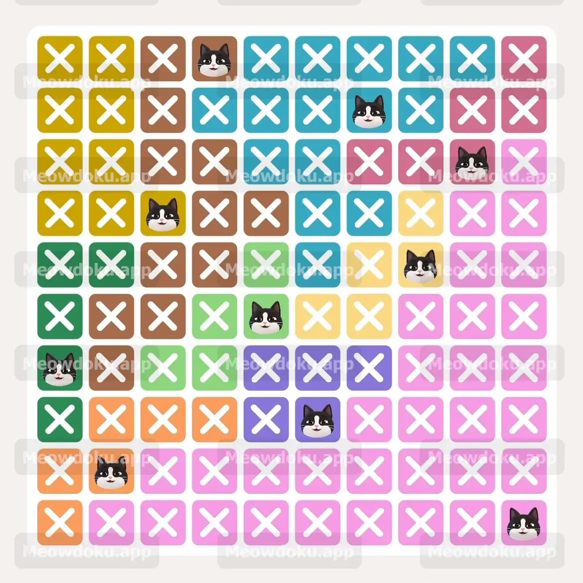 Meowdoku Level 69 Screenshot