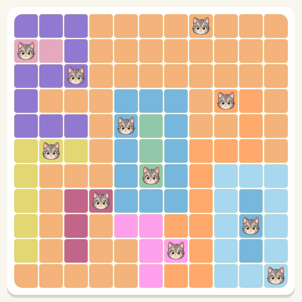 Meowdoku Level 200 Screenshot