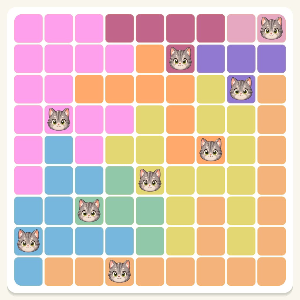 Meowdoku Level 208 Screenshot