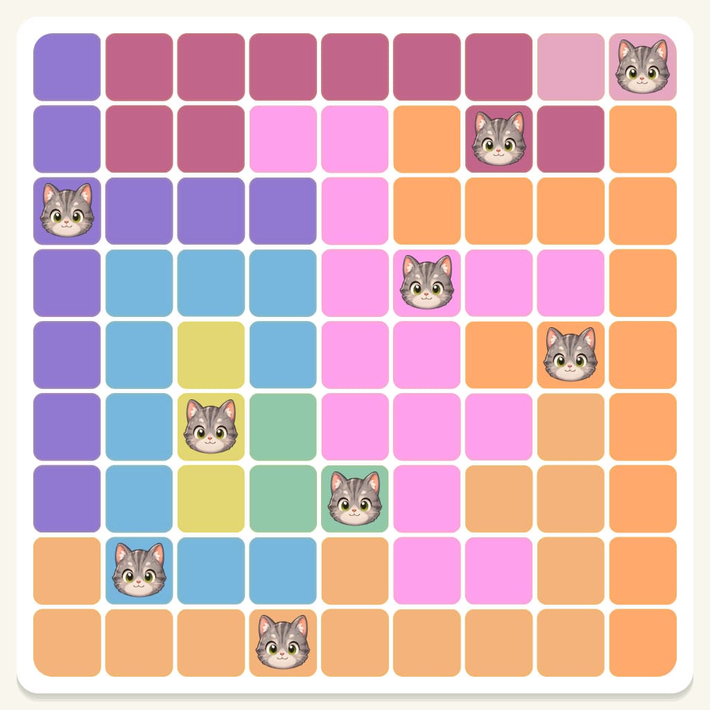 Meowdoku Level 348 Screenshot