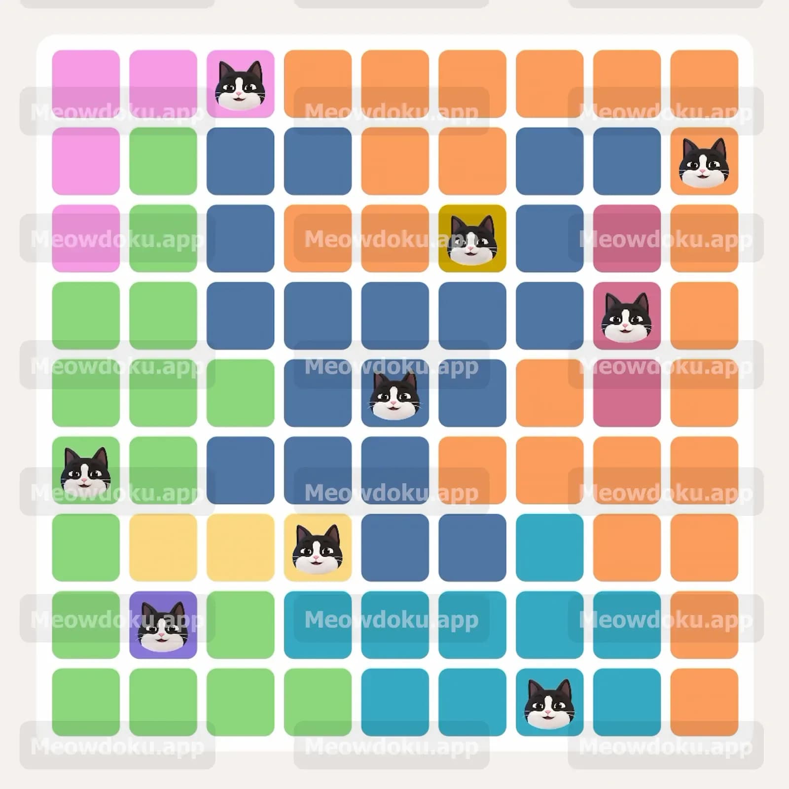 Meowdoku Level 247 Screenshot