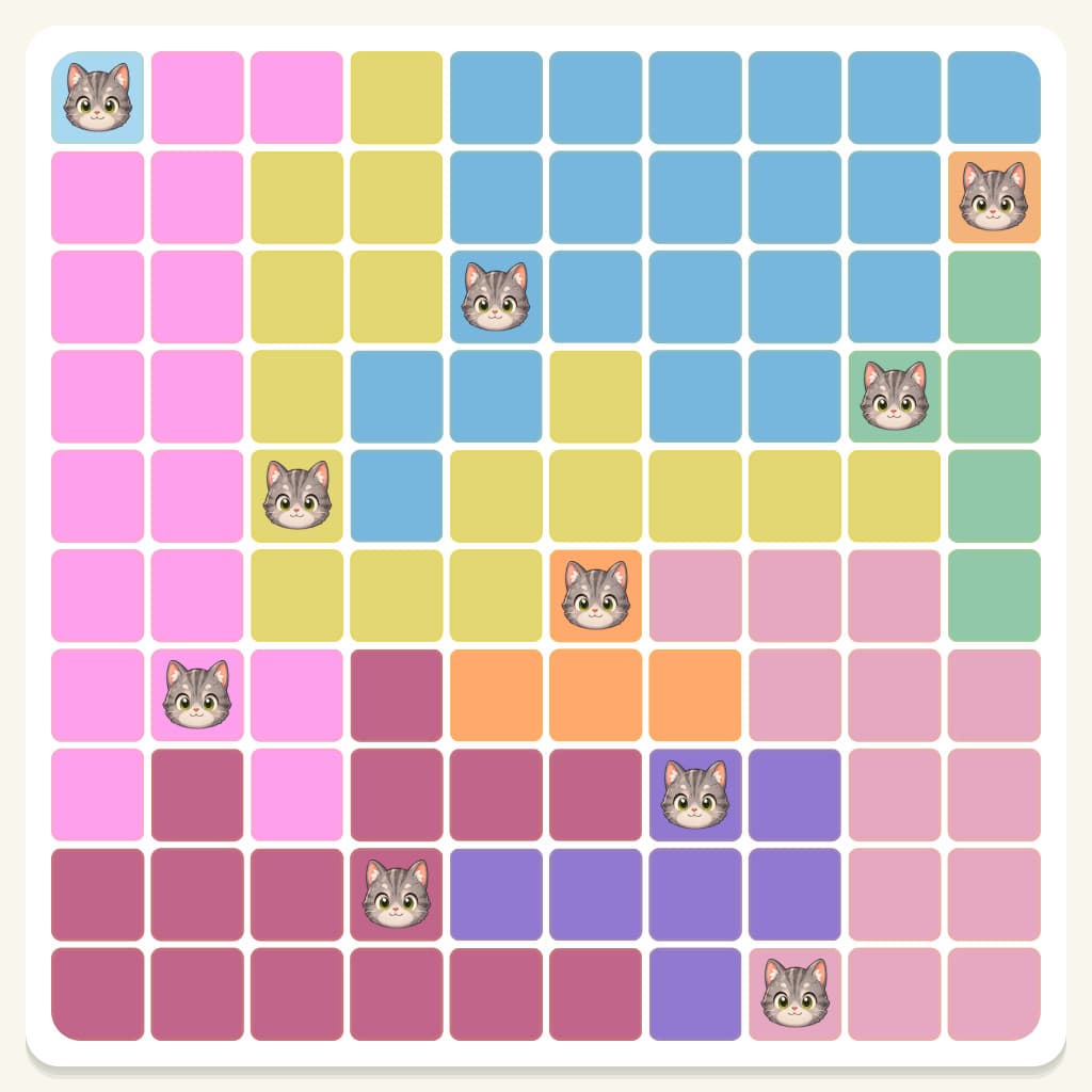 Meowdoku Level 300 Answer, Cheat & Solution
